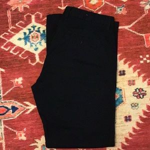 Gap black twill flat front pants men’s size 32x30
